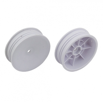 #91757 - 2WD Slim Front Wheels, 2.2 in, 12 mm Hex, white - Team Associated